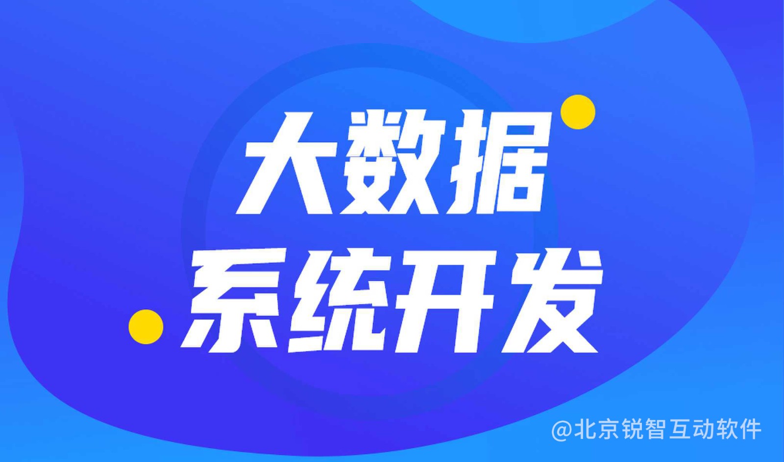 大数据平台开发公司哪家好?锐智互动